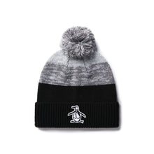 Load image into Gallery viewer, Penguin Rib Cuff Pom Beanie
