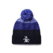 Load image into Gallery viewer, Penguin Rib Cuff Pom Beanie
