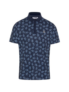 Penguin All Over 60's Floral Pete Print Polo